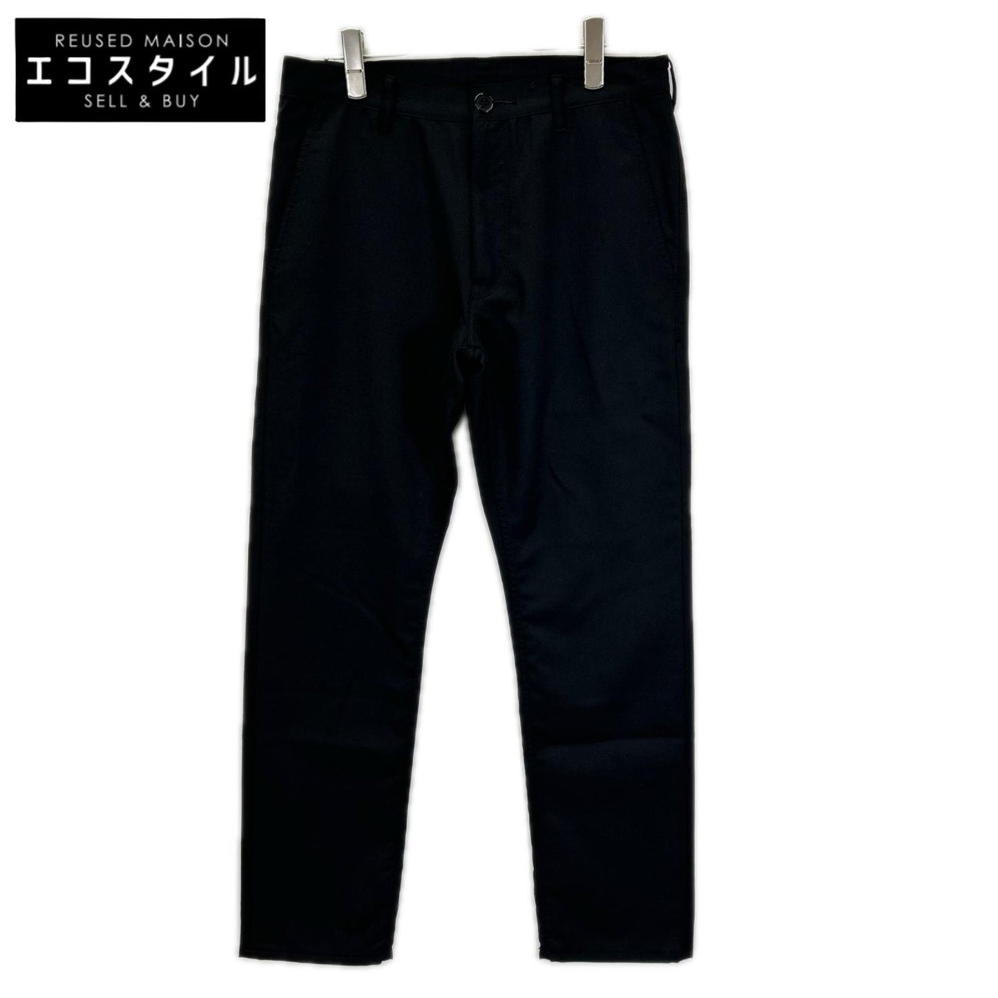 BLACKCOMMEdesGARCONS ブラックコムデギャルソン 09年 1E-P001 ブラック パッカリングパンツ ボトムス