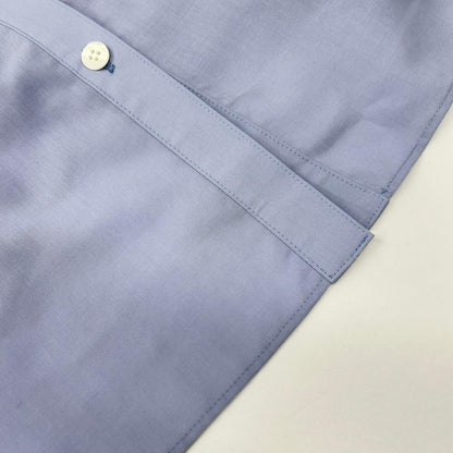 BLUE LABEL CRESTBRIDGE ブルーレーベルクレストブリッジ 55J18-542-20 25SS ライトブルー コットンライクナチュラルローンシャツドレス ワンピース