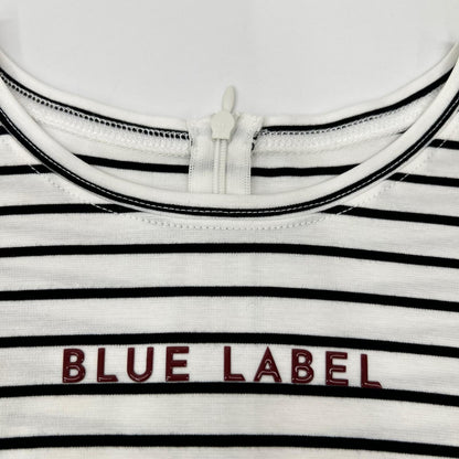 BLUE LABEL CRESTBRIDGE ブルーレーベルクレストブリッジ 55J27-313-08 24年製 ボーダー ライトストレッチジャージーコンビドレス ワンピース