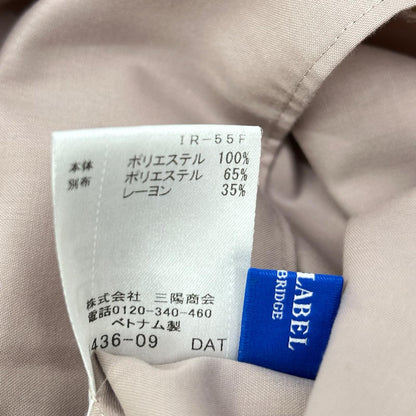 BLUE LABEL CRESTBRIDGE ブルーレーベルクレストブリッジ 55M16-792-11 ピンク マイクロピーチスパン ボウタイブラウス トップス