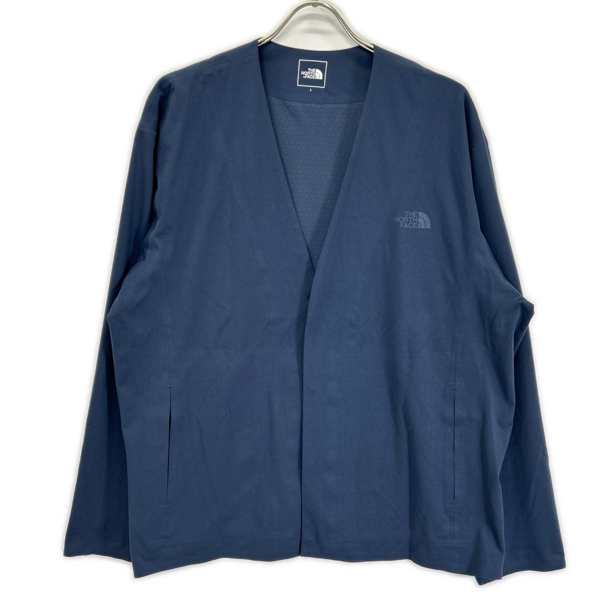 THE NORTH FACE ノースフェイス 25年製 NT12560 ネイビー スナップボタン テックラウンジカーディガン トップス