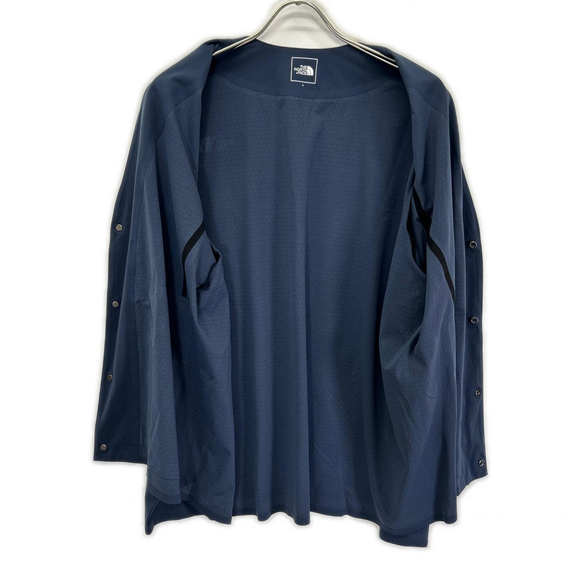 THE NORTH FACE ノースフェイス 25年製 NT12560 ネイビー スナップボタン テックラウンジカーディガン トップス