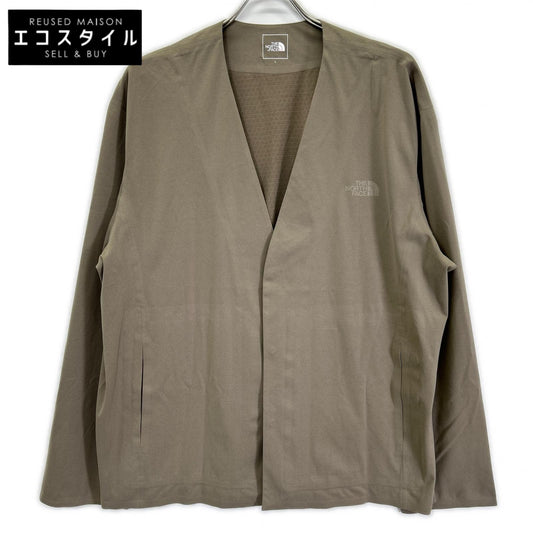 THE NORTH FACE ノースフェイス 25年製 NT12560 ベージュ スナップボタン テックラウンジカーディガン トップス