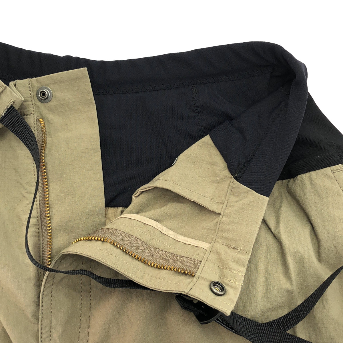 THE NORTH FACE ノースフェイス 24年製 NB82463 ベージュ×ブラック ジップフライ エンライドパンツ ボトムス