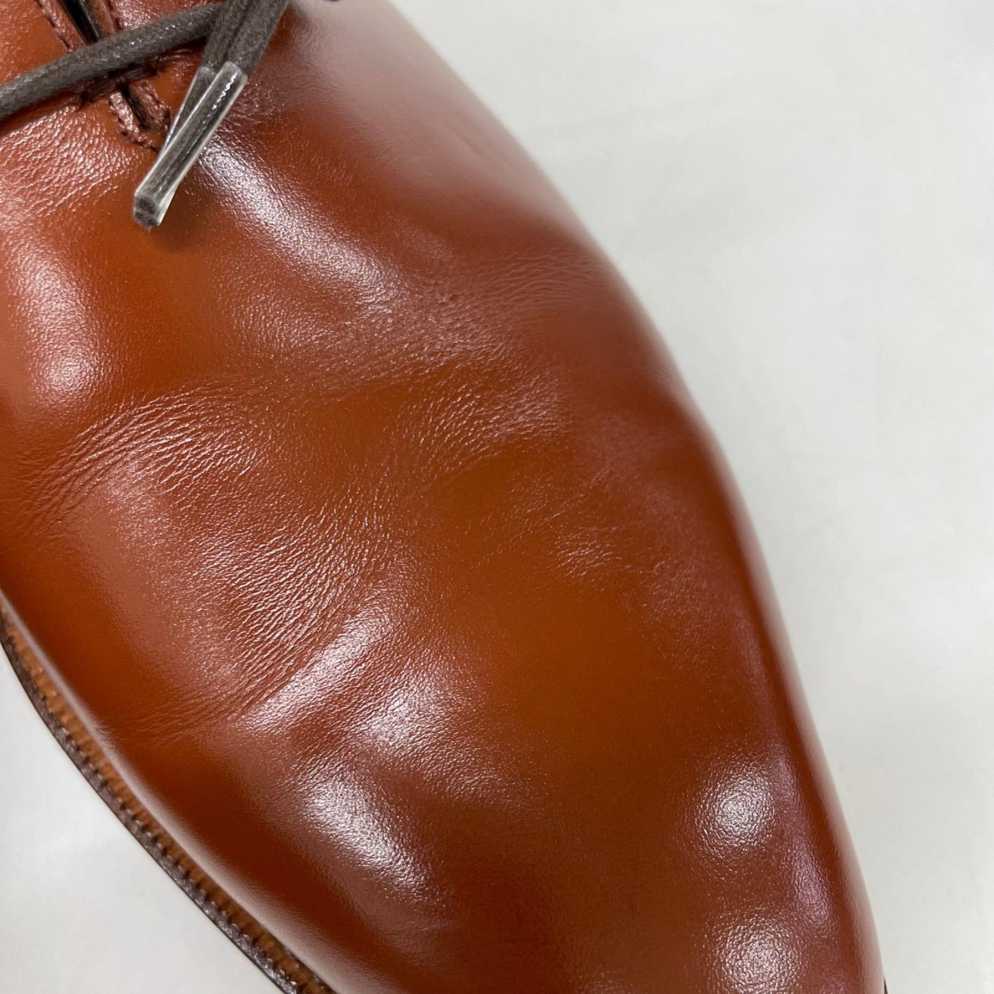 三陽山長 三陽山長 【美品】Q8489-530 一之介 ICHINOSUKE レザー ホールカット シューズ シューズ