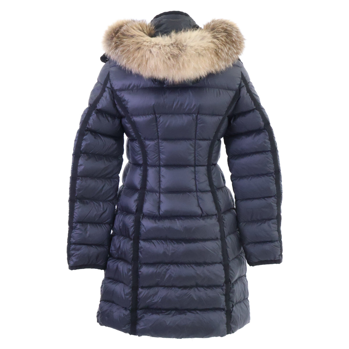 MONCLER モンクレール HERMIFUR/エルミファー ナイロン フォックスファー フーデッドダウン コート