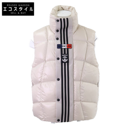 MONCLER モンクレール GENIUS 3 ジーニアス3 x adidas アディダス【新品同様】BOZON ボゾン 3ストライプ ラバーロゴ ダウン ベスト
