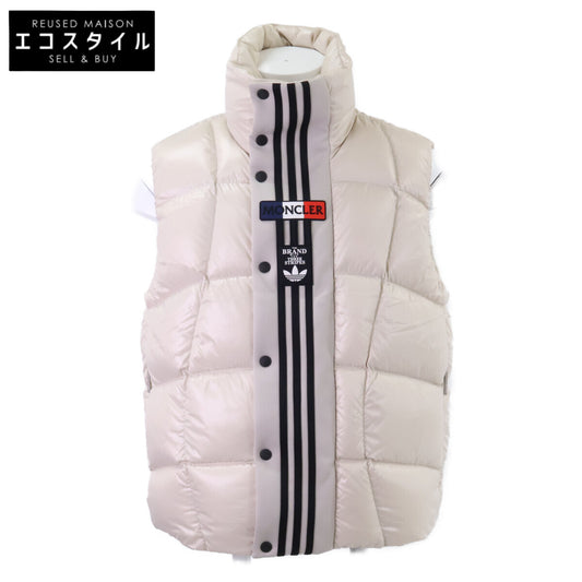 MONCLER モンクレール GENIUS 3 ジーニアス3 x adidas アディダス【新品同様】BOZON ボゾン 3ストライプ ラバーロゴ ダウン ベスト