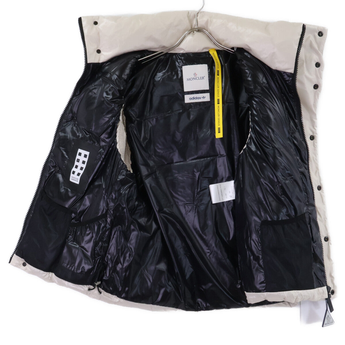 MONCLER モンクレール GENIUS 3 ジーニアス3 x adidas アディダス【新品同様】BOZON ボゾン 3ストライプ ラバーロゴ ダウン ベスト