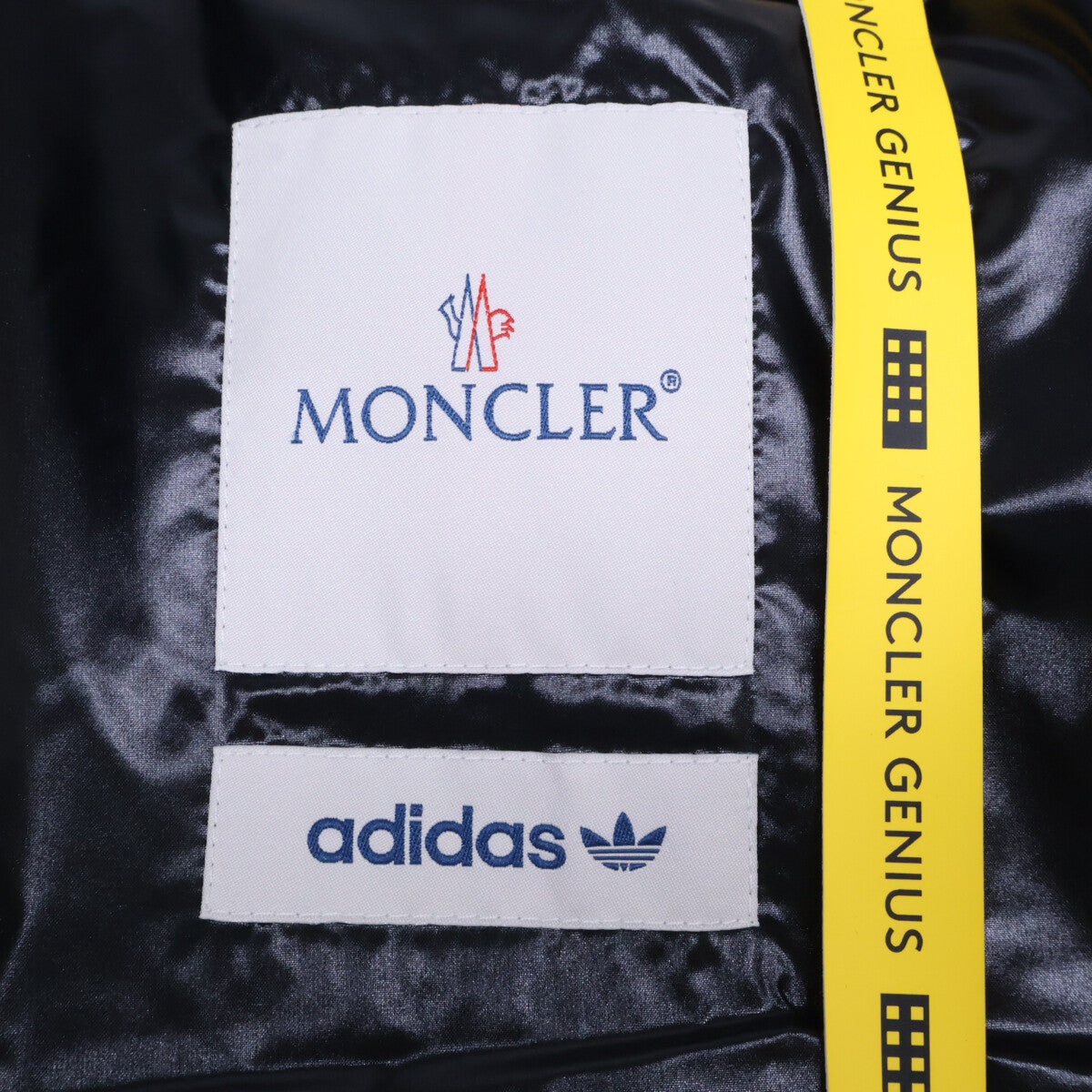 MONCLER モンクレール GENIUS 3 ジーニアス3 x adidas アディダス【新品同様】BOZON ボゾン 3ストライプ ラバーロゴ ダウン ベスト