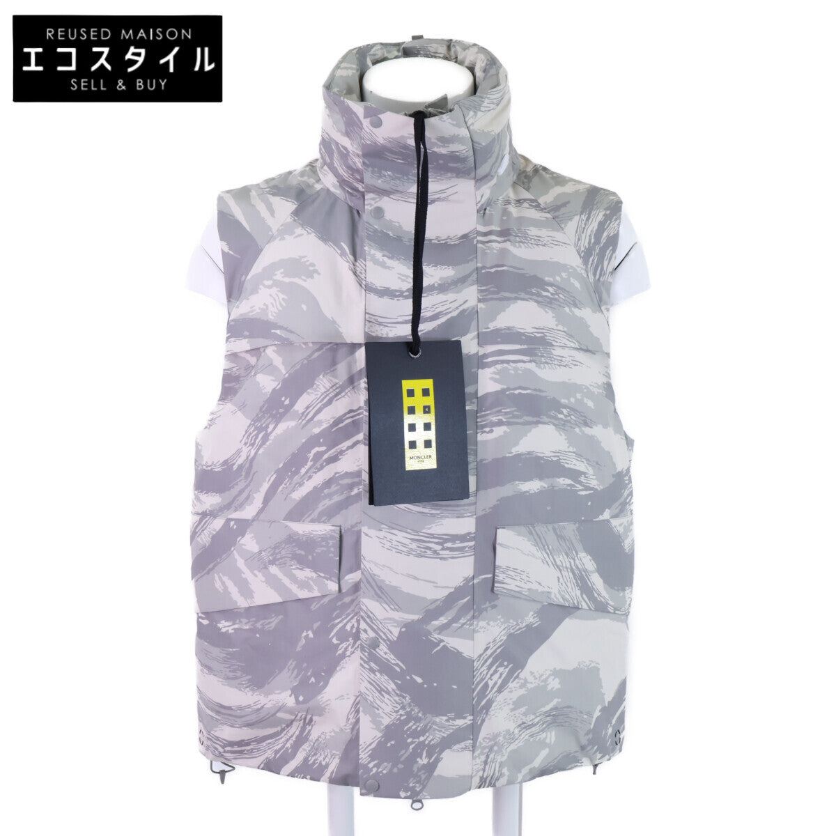 MONCLER モンクレール GENIUS 4 x HYKE【新品同様】VANIL ヴァニル GORE-TEX ブラッシュカモ ダウン ベスト