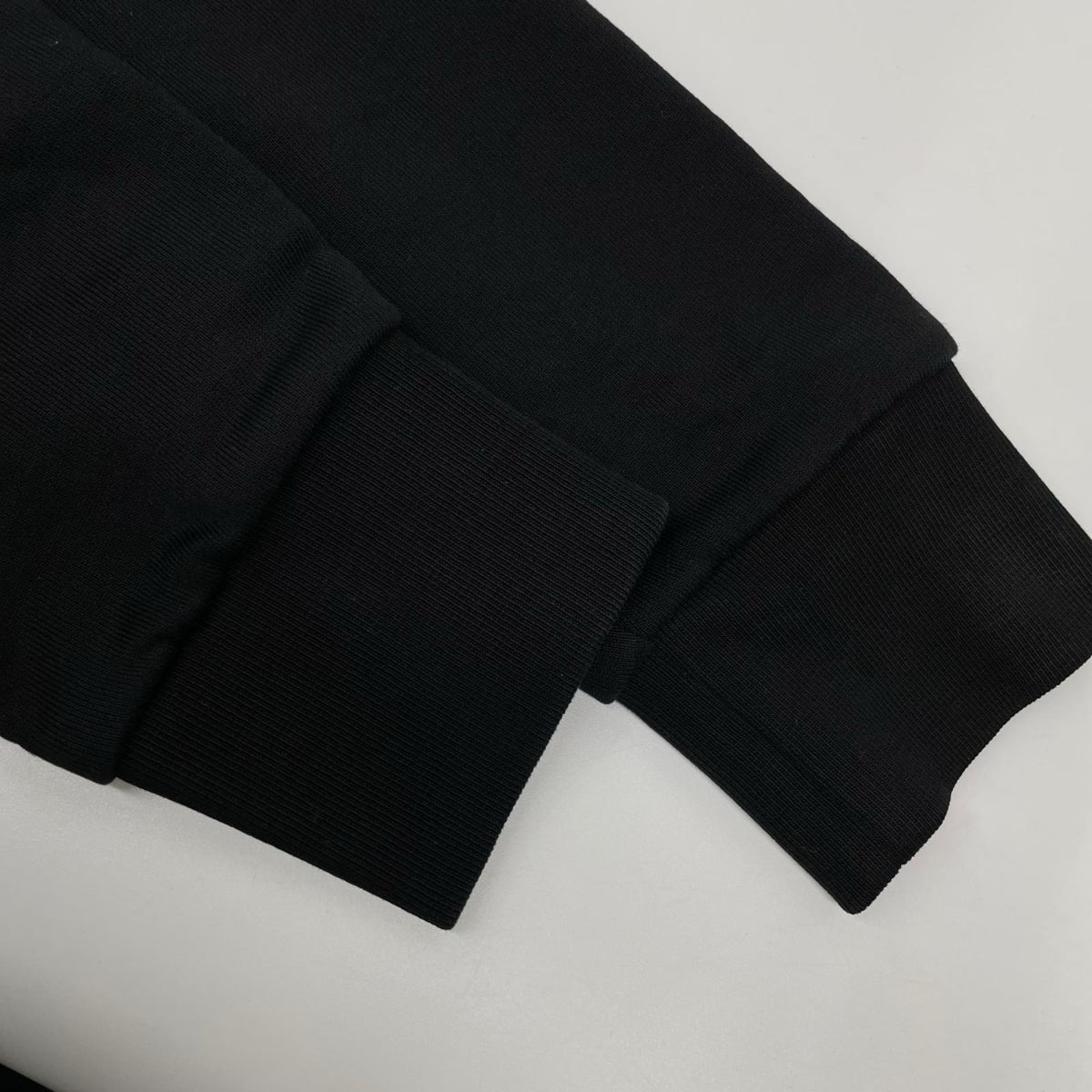 MONCLER モンクレール 24年製 ZIP UP CARDIGAN ブラック コットン×ナイロン フルジップスウェットフーディ トップス