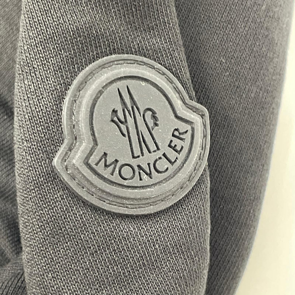 MONCLER モンクレール 24年製 ZIP UP CARDIGAN ブラック コットン×ナイロン フルジップスウェットフーディ トップス