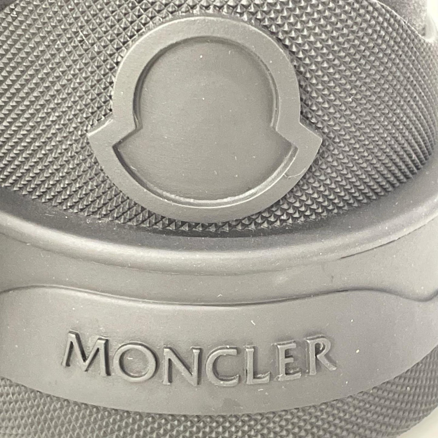 MONCLER モンクレール 【美品】HEVEA CITY スムースレザー ラバーロゴ レースアップ アンクルブーツ シューズ