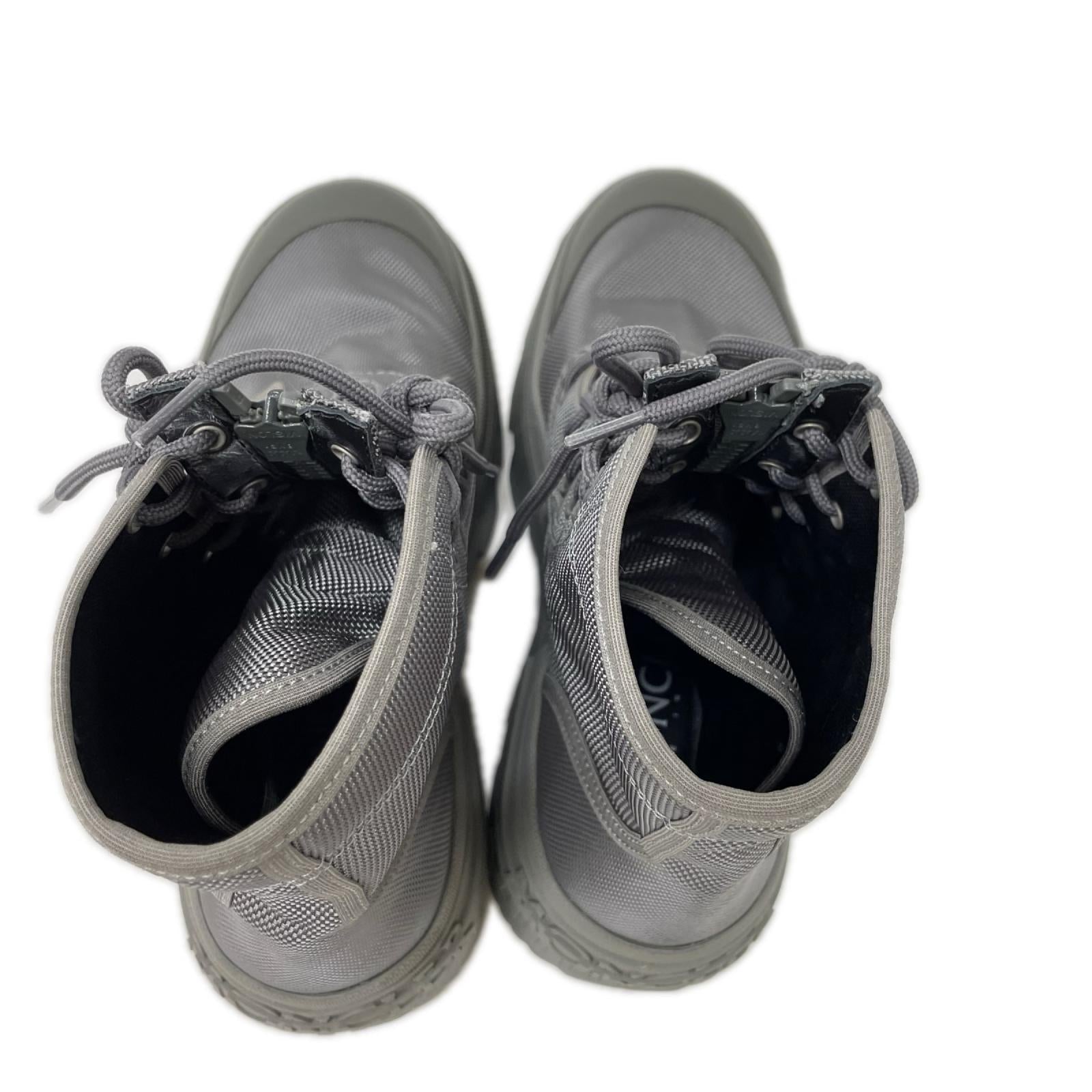 MONCLER モンクレール GENIUS ジーニアス x HYKE ハイク 【美品】23SS DESERTYX ANKLE BOOTS バックロゴ メッシュ/ラバー レースアップ アンクルブーツ シューズ