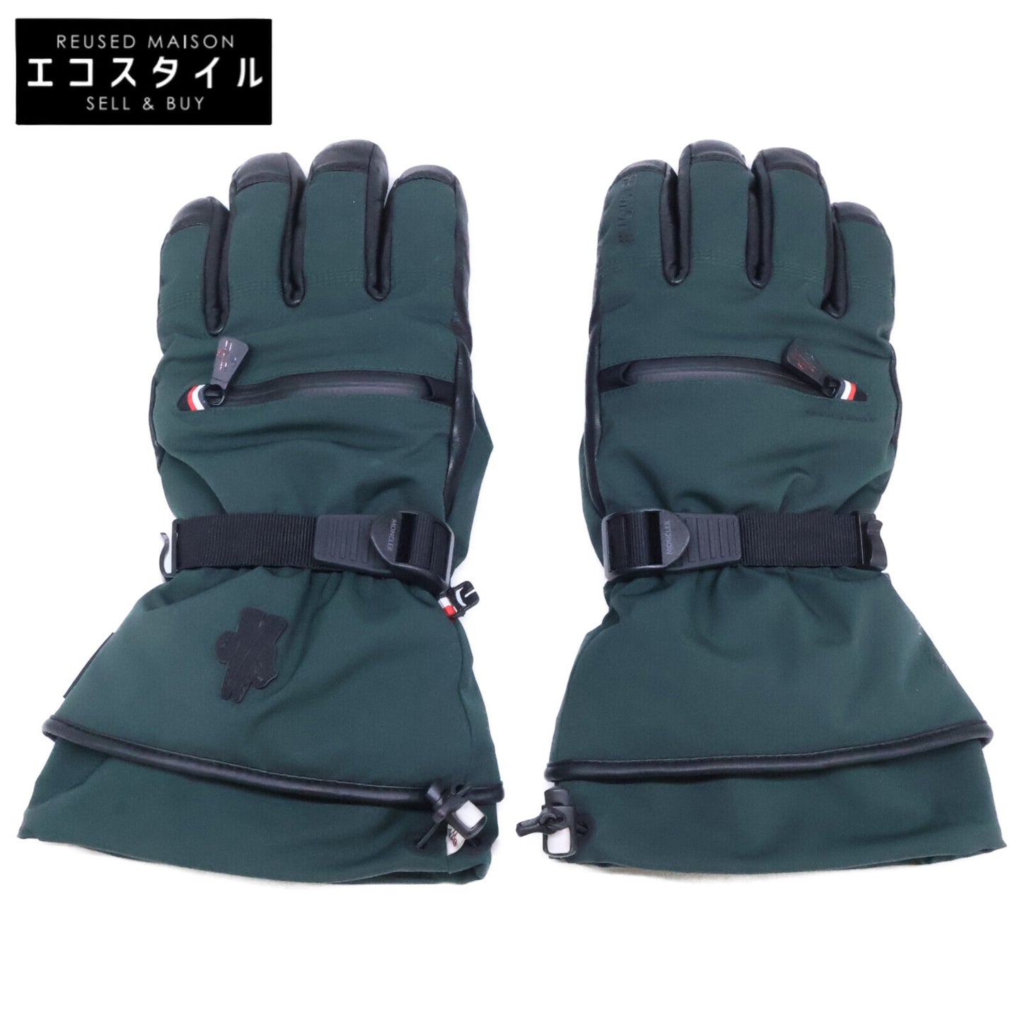 MONCLER モンクレール 【即決/国内正規】23AW I20973A00002 53066 GLOVES GORE-TEX アジャスターベルト グローブ