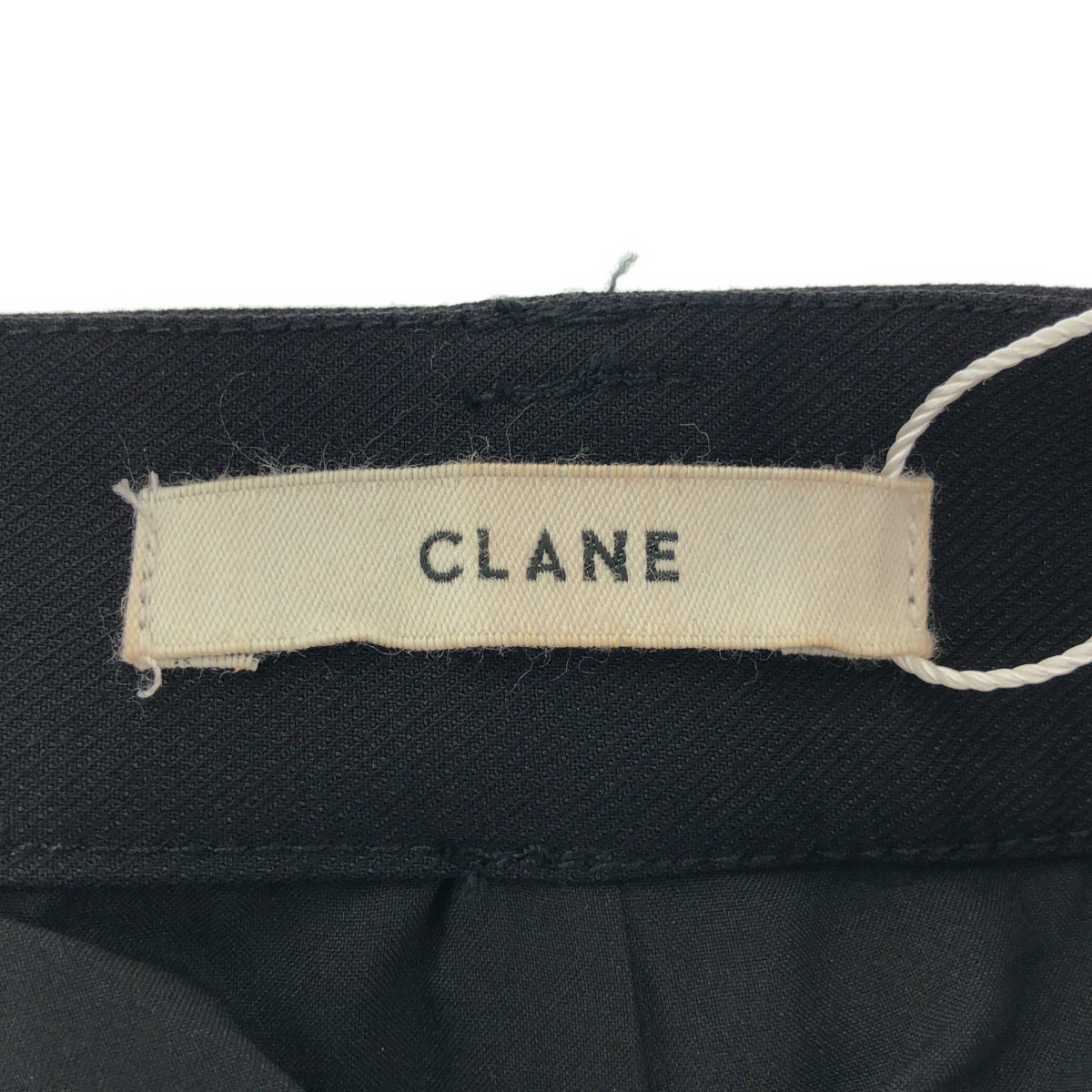 CLANE クラネ 25AW ブラック ワイドプリーツロングスカート ボトムス