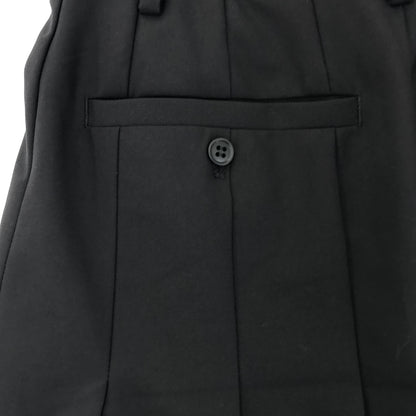 CLANE クラネ 25AW ブラック ワイドプリーツロングスカート ボトムス