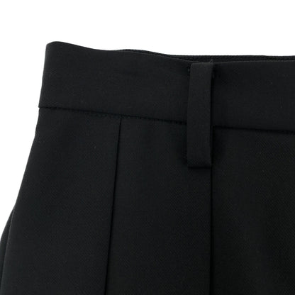 CLANE クラネ 25AW ブラック ワイドプリーツロングスカート ボトムス
