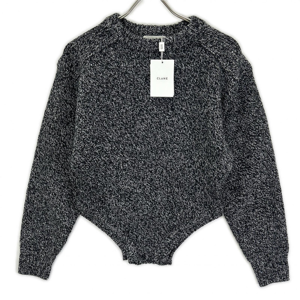 CLANE クラネ 25AW ブラック 19106-2132 ローゲージ BODYSUIT KNIT トップス トップス