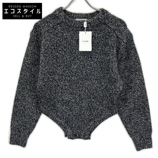 CLANE クラネ 25AW ブラック 19106-2132 ローゲージ BODYSUIT KNIT トップス トップス
