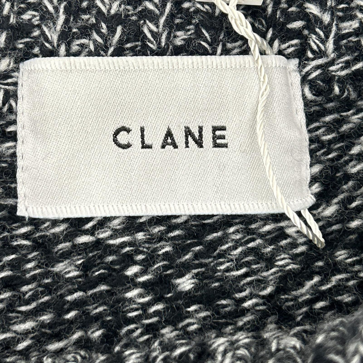 CLANE クラネ 25AW ブラック 19106-2132 ローゲージ BODYSUIT KNIT トップス トップス
