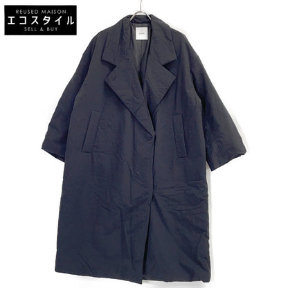 CLANE クラネ 25AW 19101-0172 ブラック COLOR DOWN CHESTER COAT/カラーダウンチェスターコート コート