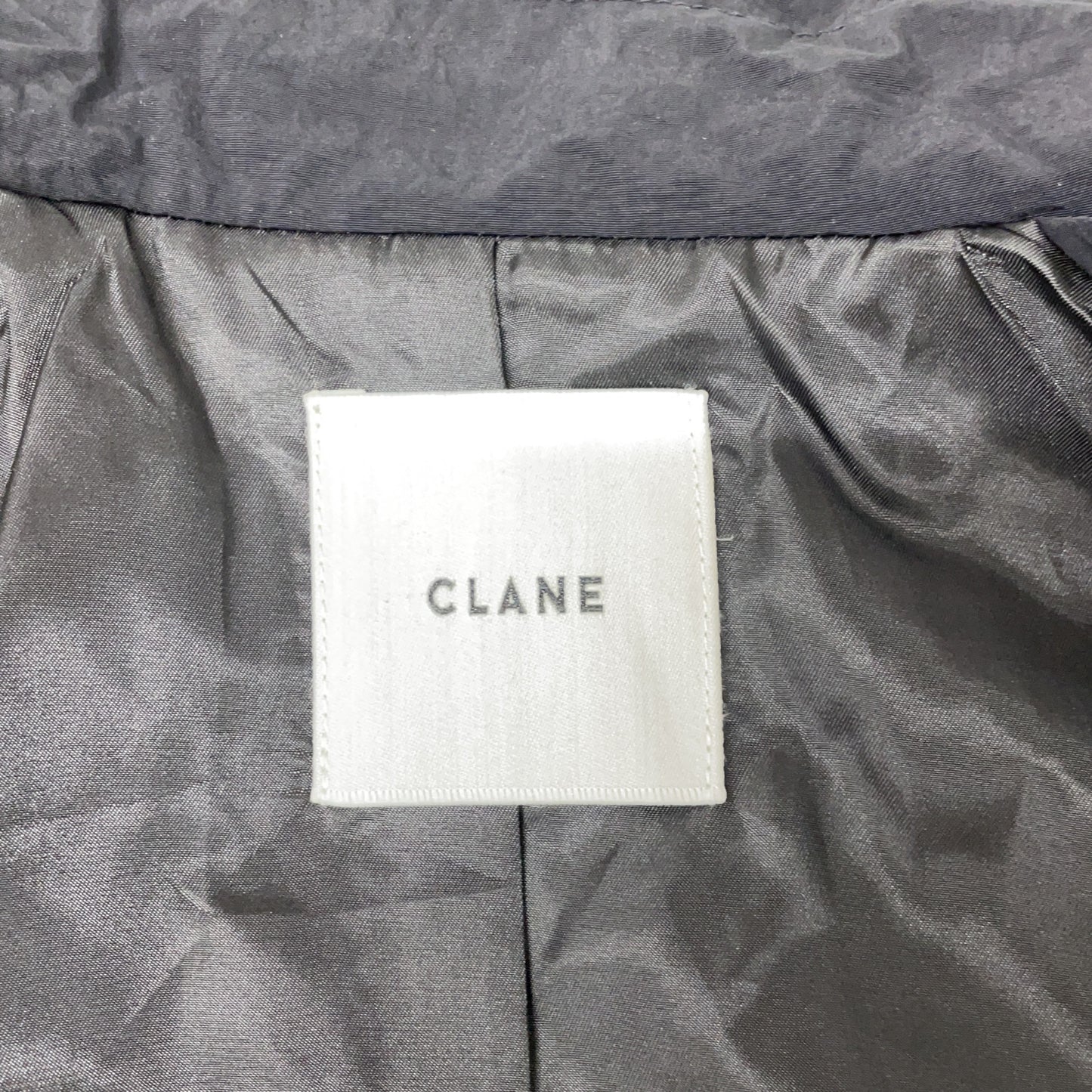 CLANE クラネ 25AW 19101-0172 ブラック COLOR DOWN CHESTER COAT/カラーダウンチェスターコート コート