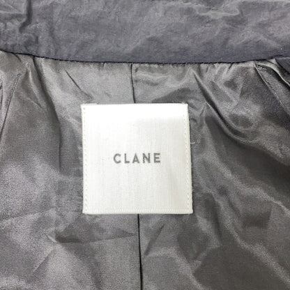 CLANE クラネ 25AW 19101-0172 ブラック COLOR DOWN CHESTER COAT/カラーダウンチェスターコート コート