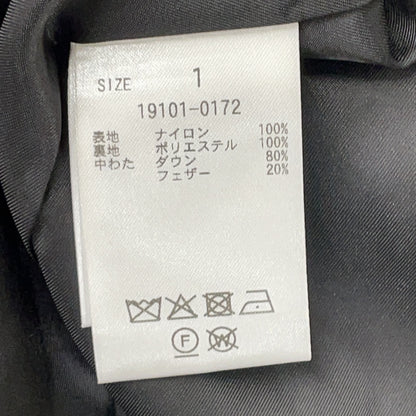 CLANE クラネ 25AW 19101-0172 ブラック COLOR DOWN CHESTER COAT/カラーダウンチェスターコート コート