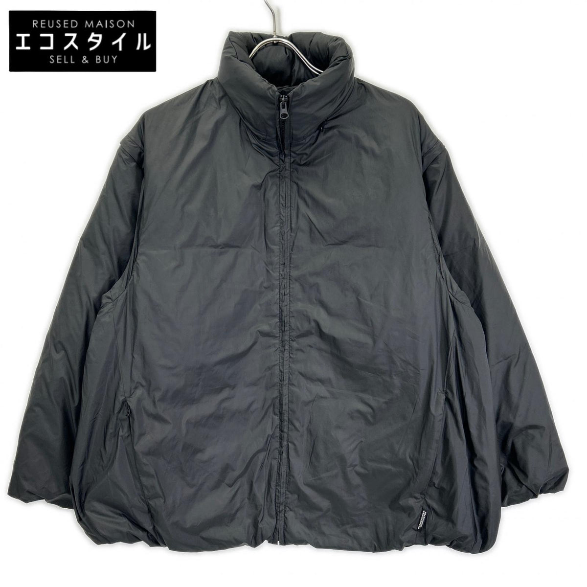 TRADITIONAL WEATHERWEAR × CLANE Black YARMOUTH DOWN Packable down jacket Jacket