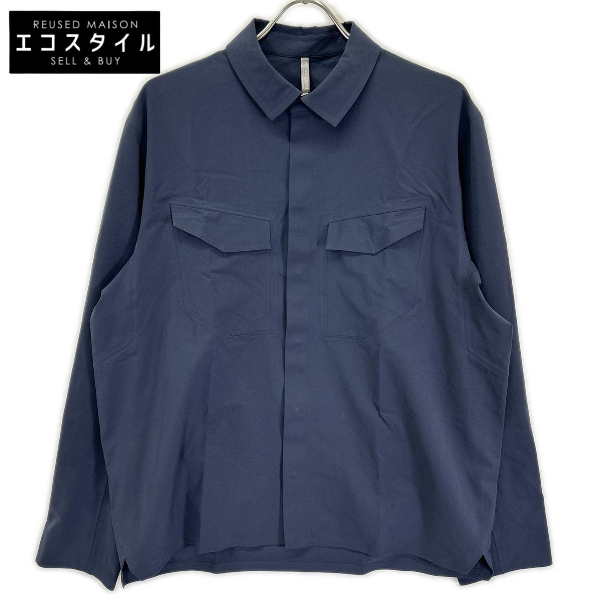 ARC’TERYX VEILANCE アークテリクス ヴェイランス X000006414 23年製 ネイビー FIELDLS LS SHIRT フィールド ロングスリーブ シャツ トップス