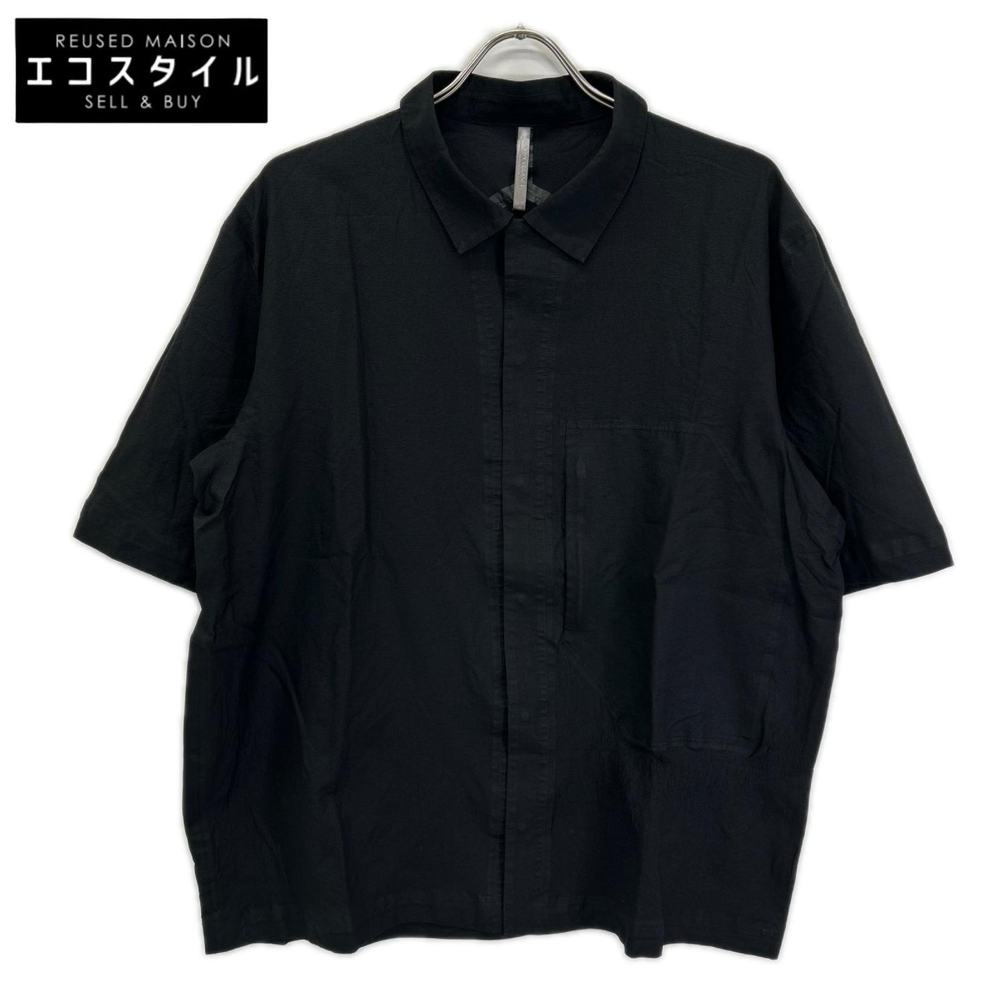 ARC’TERYX VEILANCE アークテリクス ヴェイランス X000007038 22年製 ブラック Demlo SS Shirt 半袖シャツ トップス