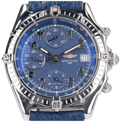 BREITLING ブライトリング 新品仕上げ済み A136C25SBD(A13050.1) ブルー文字盤 CHRONOMAT/クロノマット 自動巻き 腕時計