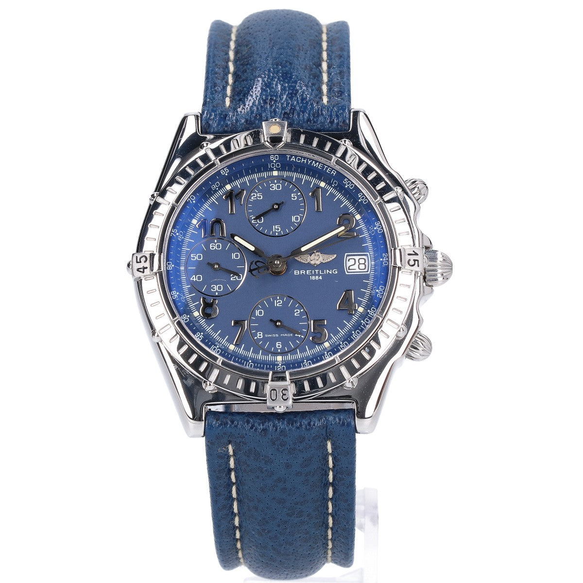 BREITLING ブライトリング 新品仕上げ済み A136C25SBD(A13050.1) ブルー文字盤 CHRONOMAT/クロノマット 自動巻き 腕時計