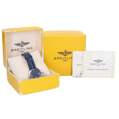 BREITLING ブライトリング 新品仕上げ済み A136C25SBD(A13050.1) ブルー文字盤 CHRONOMAT/クロノマット 自動巻き 腕時計
