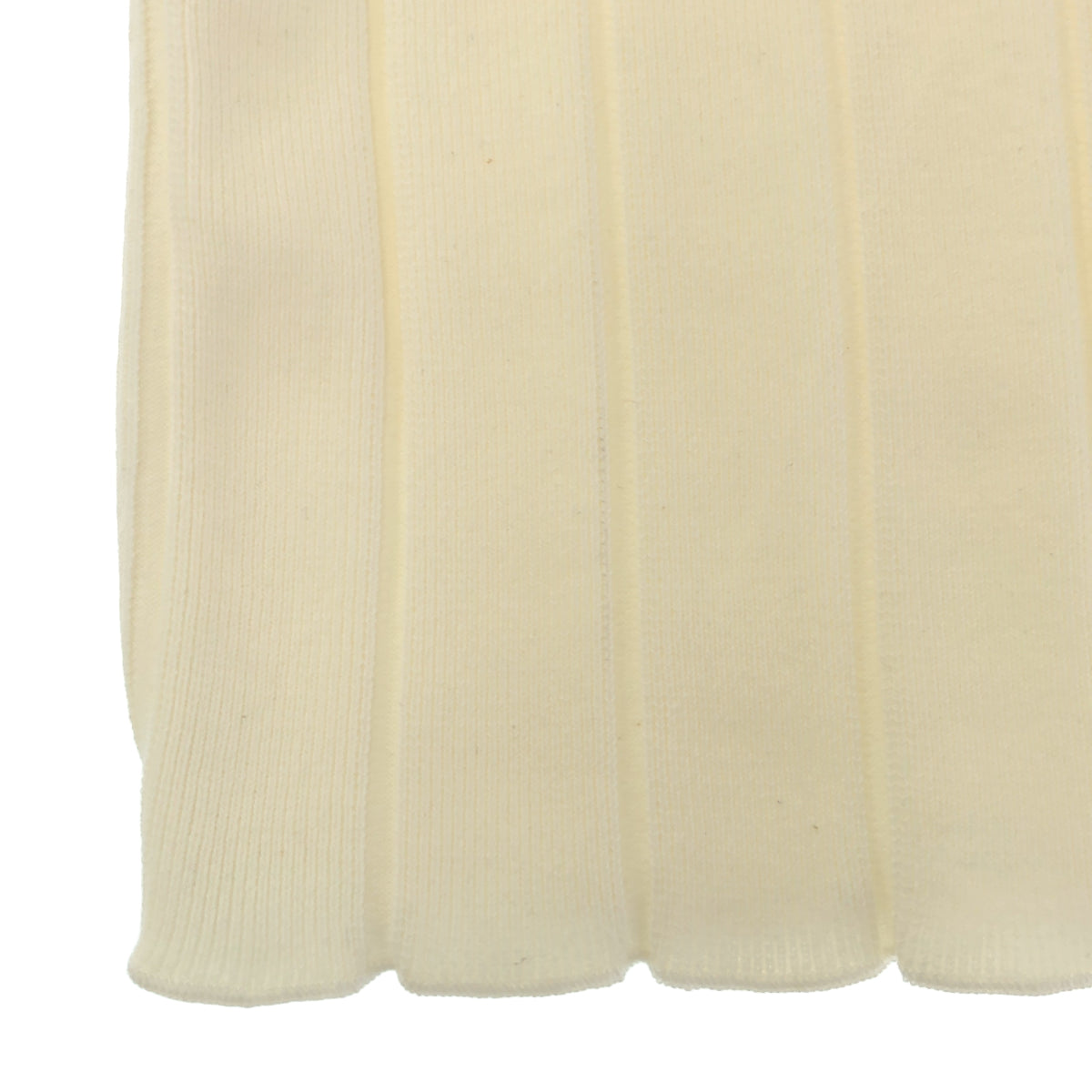 Spick&Span スピック＆スパン ホワイト ハイツイストコットンニットワンピース トップス