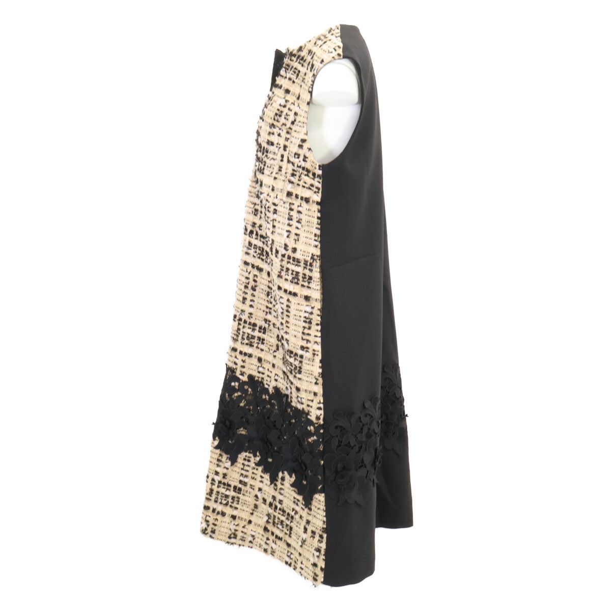 ADORE アドーア 【美品/26年製】BLACK LABEL 531-6140351 MALIHA社ファンシーツイード デコラティブツイード ワンピース