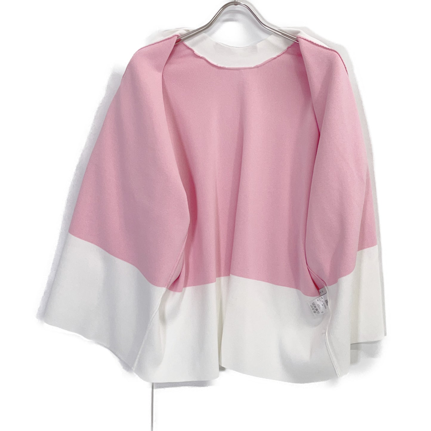 ADORE アドーア 531-6170536 26年製 ピンク×ホワイト バイカラーカーデ トップス
