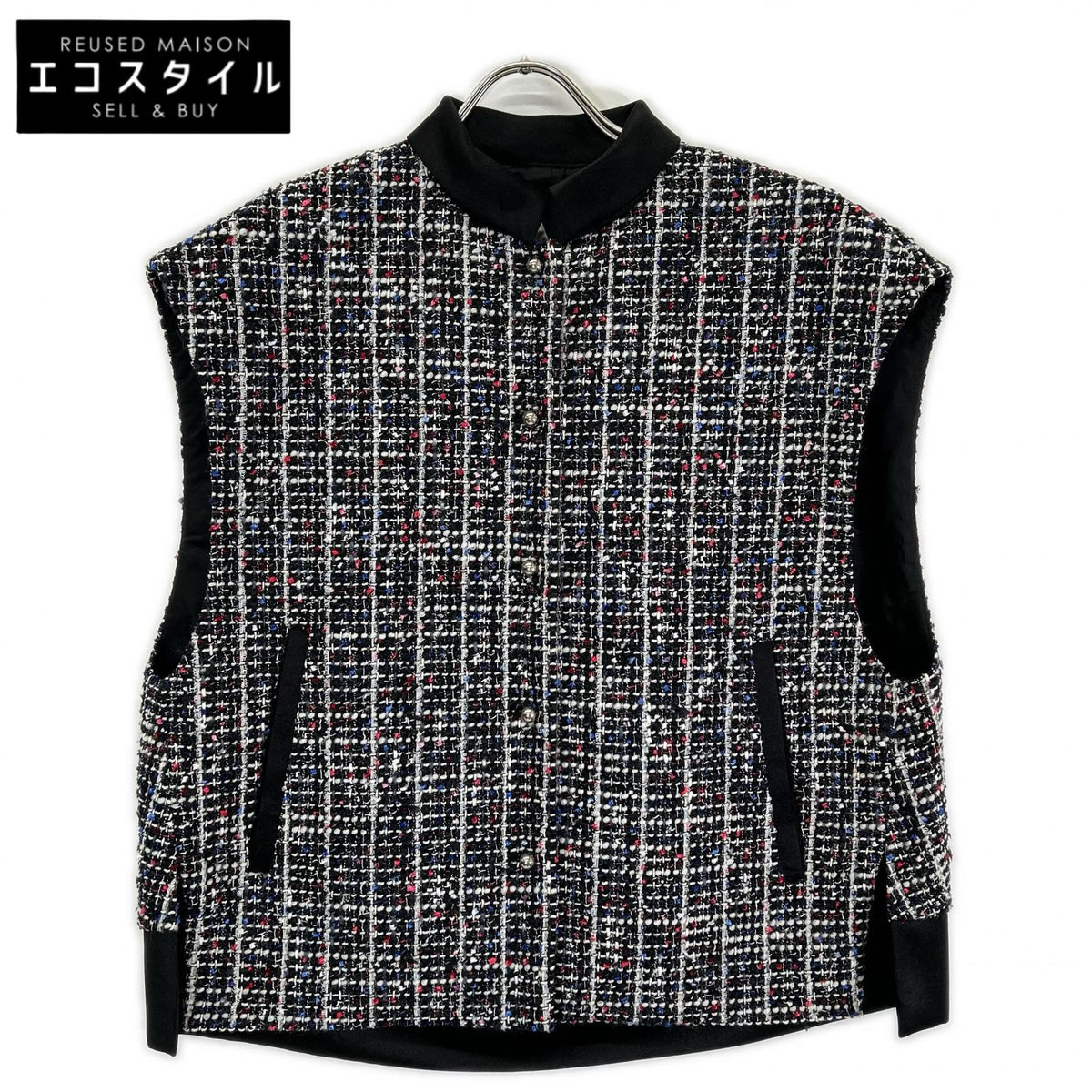 ADORE 531-5250812 25AW Multicolor 20th-anniversary tricolor tweed jacket Jacket