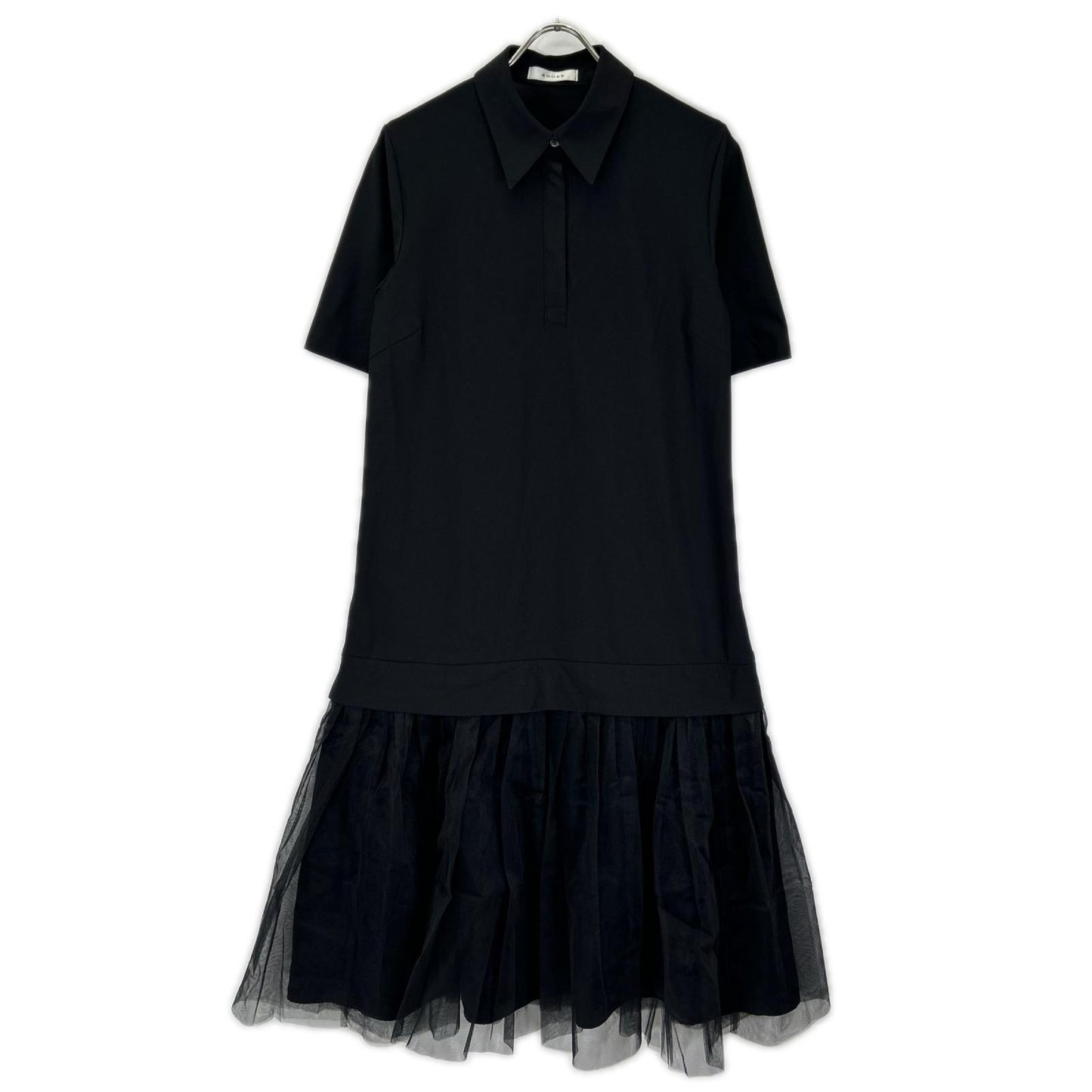 ADORE アドーア 531-5140521 25年製 ブラック メモリートリコットワンピース ワンピース
