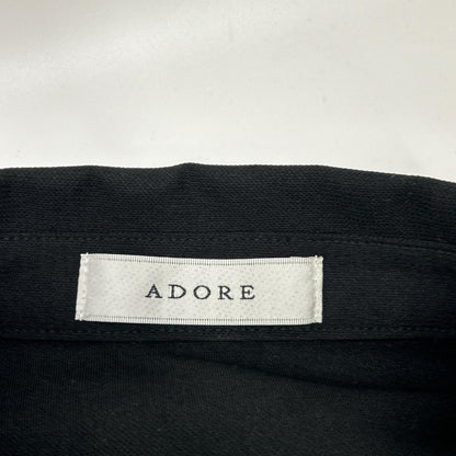 ADORE アドーア 531-5140521 25年製 ブラック メモリートリコットワンピース ワンピース