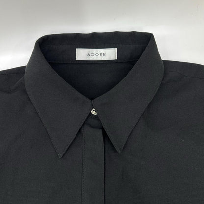 ADORE アドーア 531-5140521 25年製 ブラック メモリートリコットワンピース ワンピース