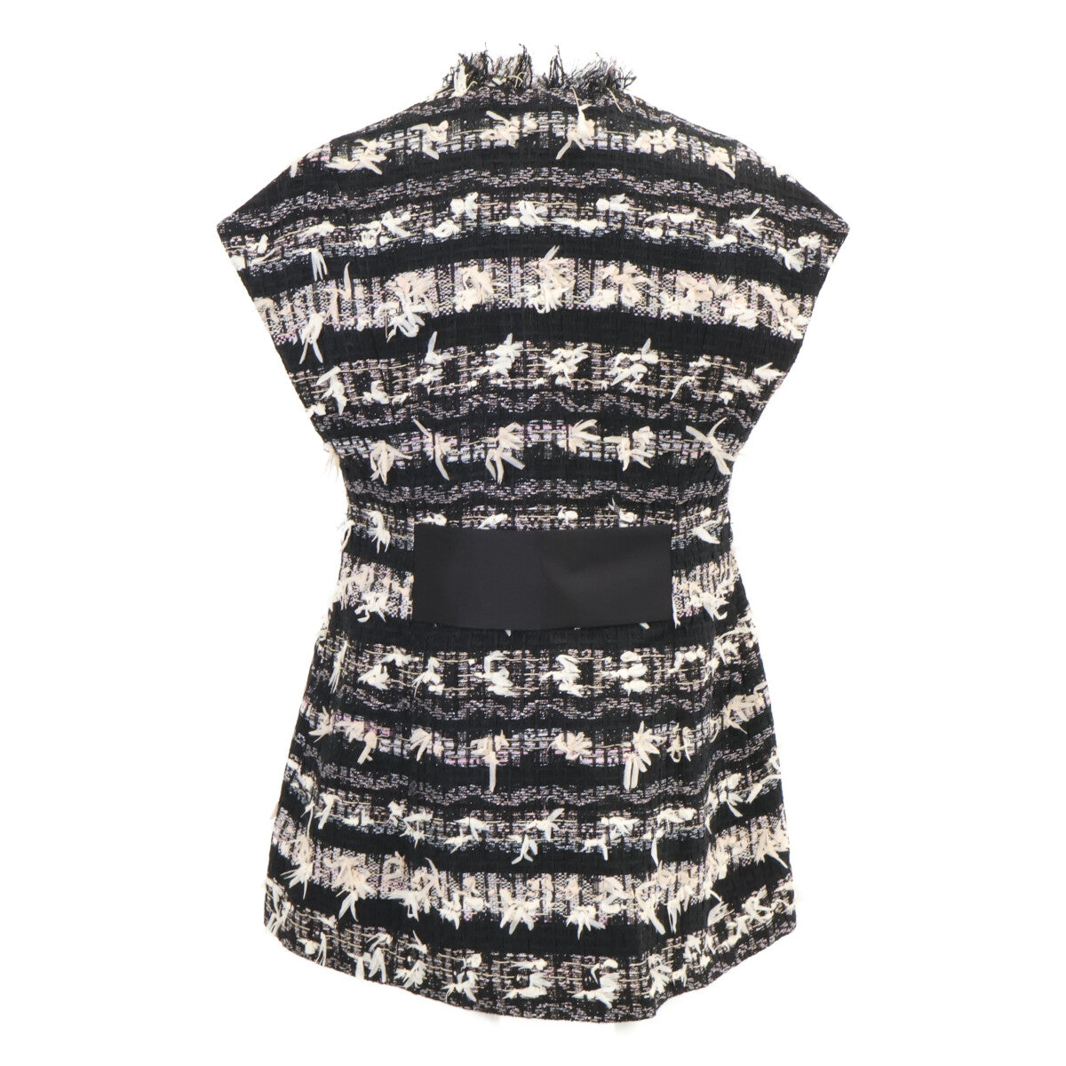 ADORE アドーア 【美品/24年製】BLACK LABEL 531-5150351 MALIHA社ファンシーツイード ヘイジーサクラツィードジレ/ ベスト