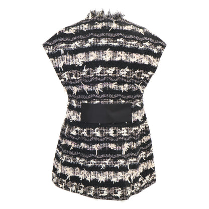 ADORE アドーア 【美品/24年製】BLACK LABEL 531-5150351 MALIHA社ファンシーツイード ヘイジーサクラツィードジレ/ ベスト