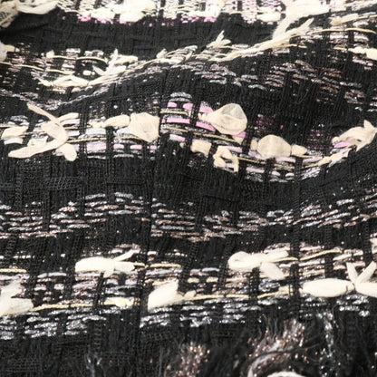 ADORE アドーア 【美品/24年製】BLACK LABEL 531-5150351 MALIHA社ファンシーツイード ヘイジーサクラツィードジレ/ ベスト
