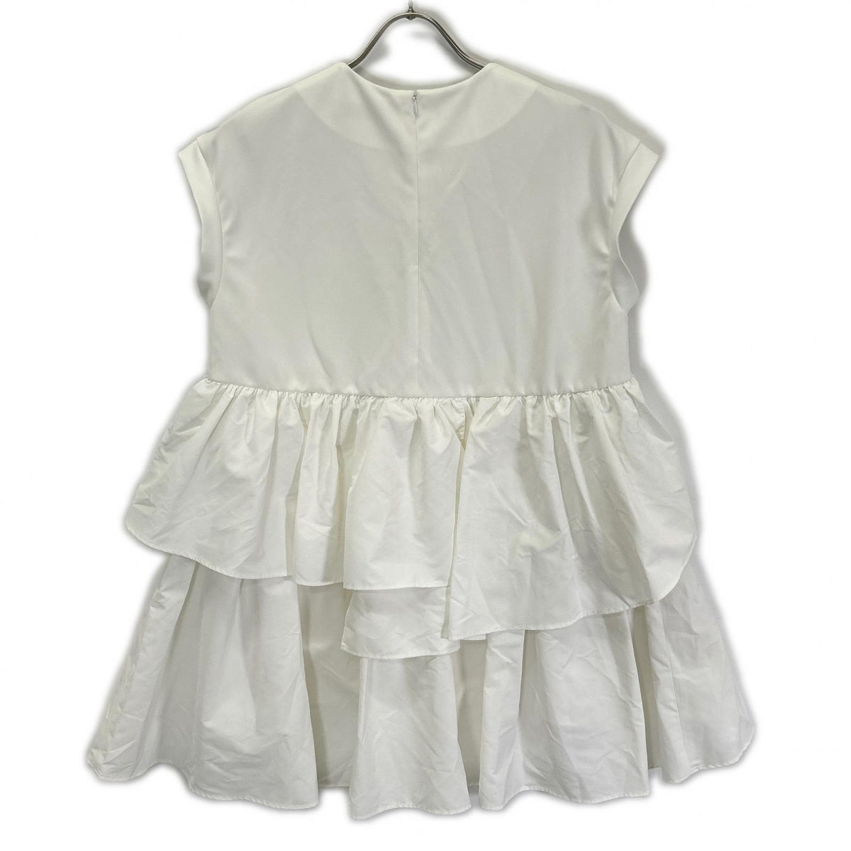 ADORE 531-4260611 made in 2024 white tiered jersey top