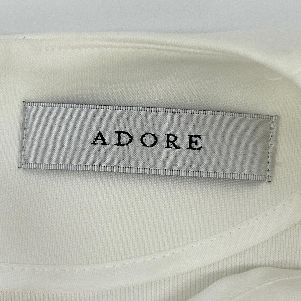 ADORE 531-4260611 made in 2024 white tiered jersey top