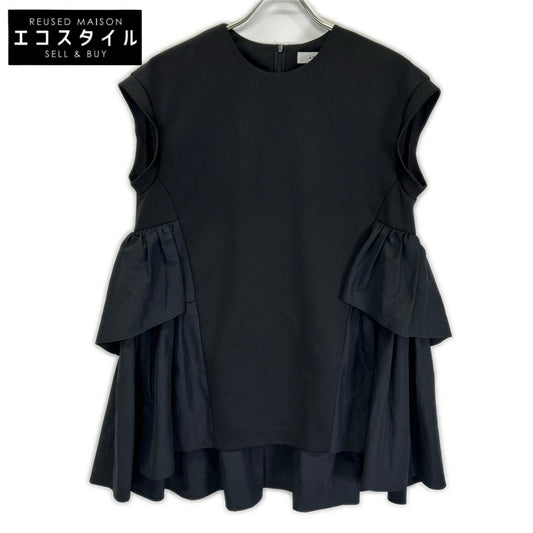 ADORE アドーア 531-4260611 24年製 ブラック ティアードジャージーカットソー トップス