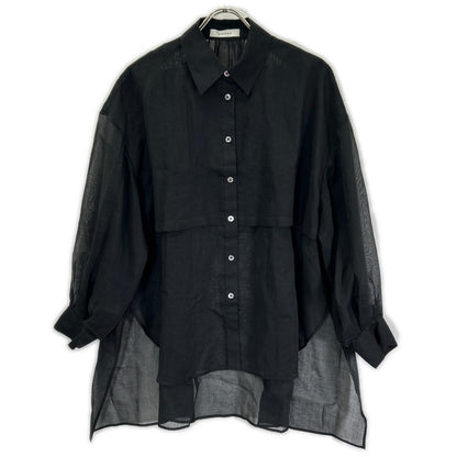 ADORE 531-4110502 made in 2024 black soft organza blouse